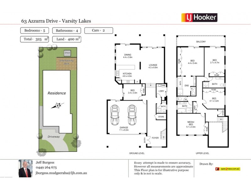 63 Azzurra Drive, Varsity Lakes QLD 4227 Floorplan