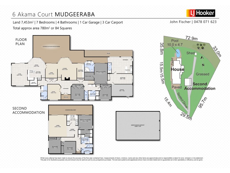 6 Akama Court, Mudgeeraba QLD 4213 Floorplan