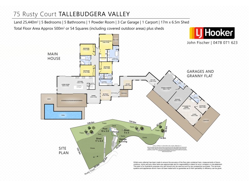 75 Rusty Court, Tallebudgera Valley QLD 4228 Floorplan