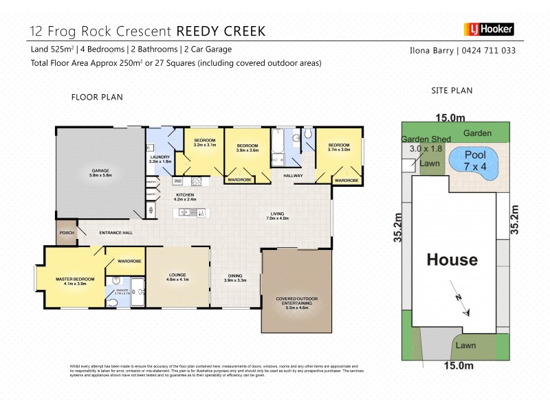 12 Frog Rock Crescent, Reedy Creek QLD 4227 Floorplan