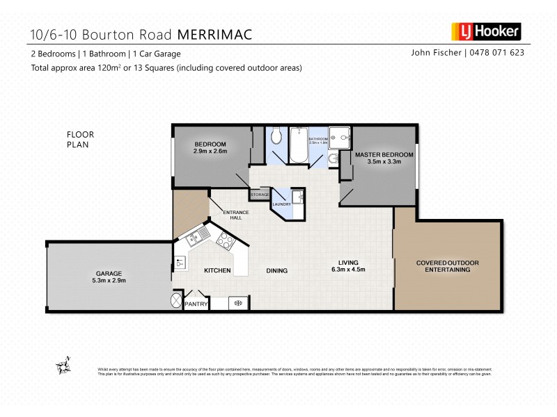 10/6-10 Bourton Road, Merrimac QLD 4226 Floorplan