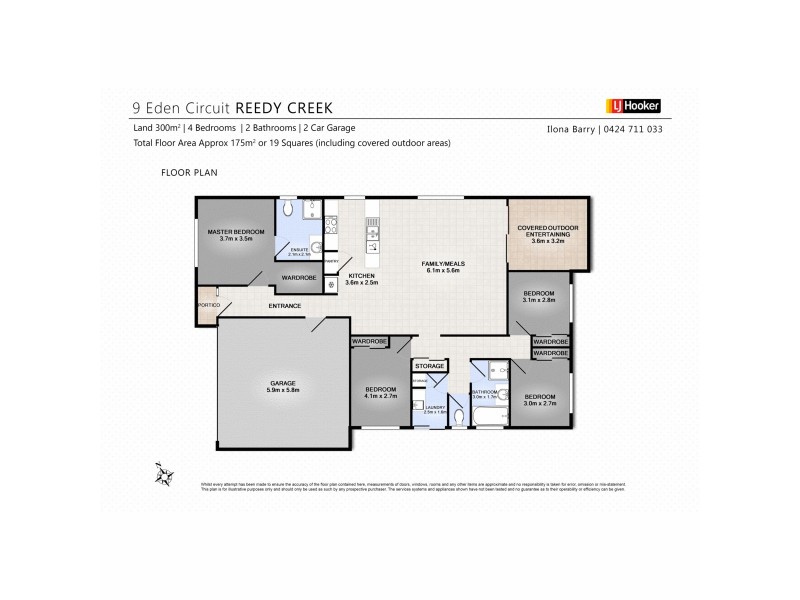 9 Eden Circuit, Reedy Creek QLD 4227 Floorplan