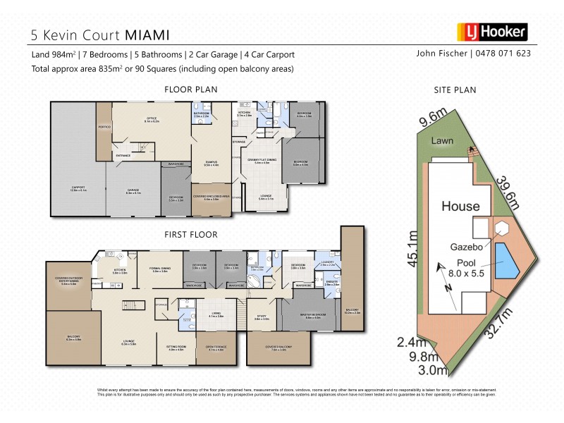 5 Kevin Court, Miami QLD 4220 Floorplan