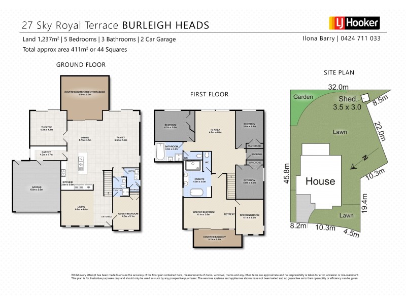 27 Sky Royal Terrace, Burleigh Heads QLD 4220 Floorplan