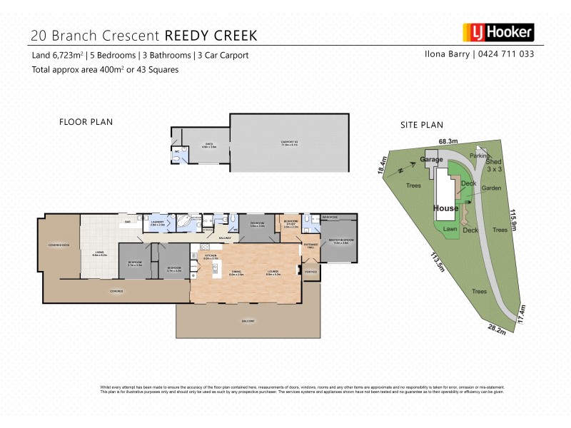 20 Branch Crescent, Reedy Creek QLD 4227 Floorplan