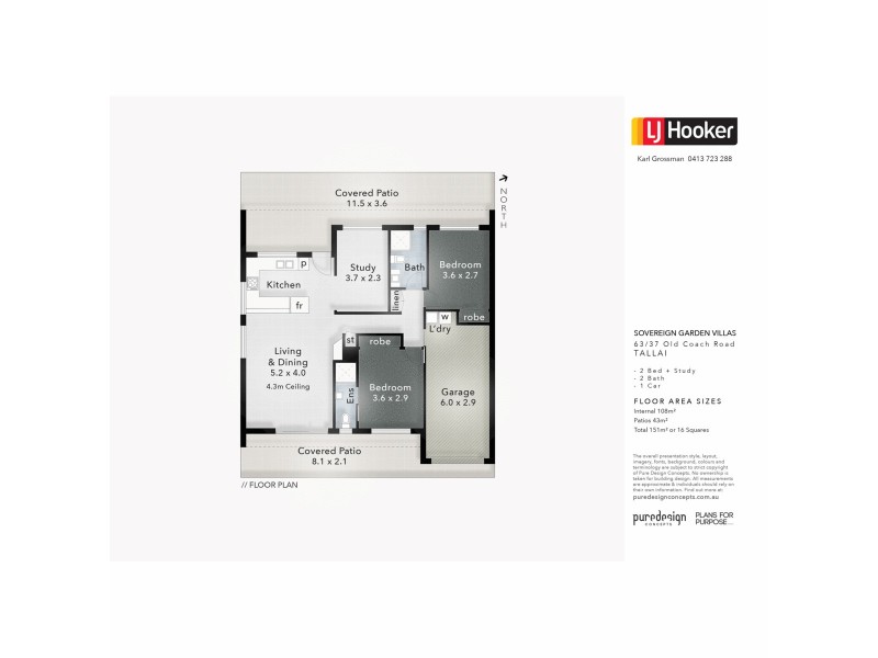 63/37 Old Coach Road, Tallai QLD 4213 Floorplan