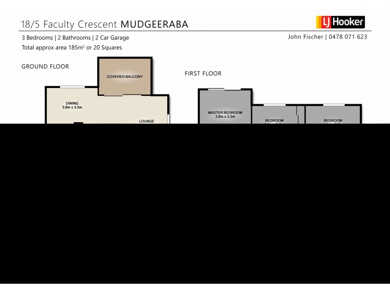 18/5 Faculty Crescent, Mudgeeraba QLD 4213 Floorplan