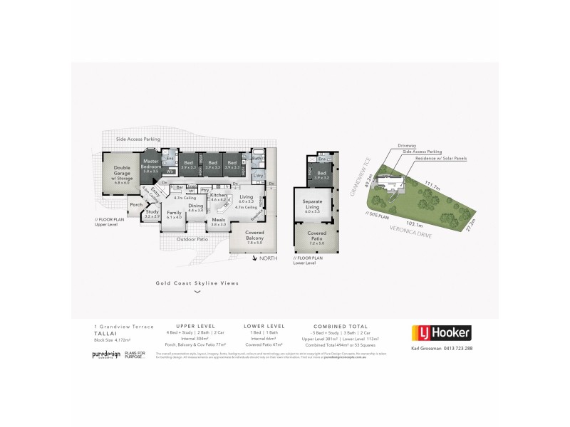1 Grandview Terrace, Tallai QLD 4213 Floorplan