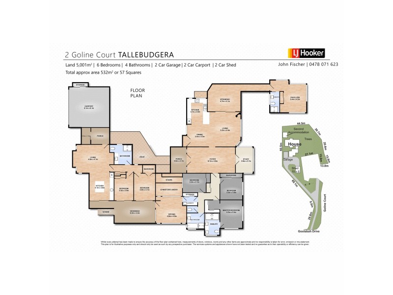2 Goline Court, Tallebudgera QLD 4228 Floorplan