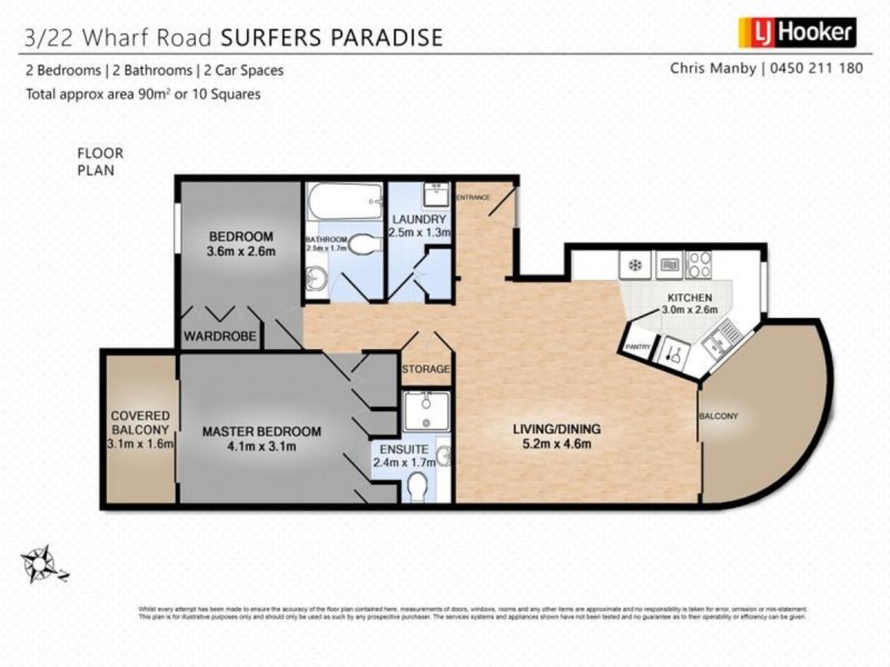 3/22 Wharf Road, Surfers Paradise QLD 4217