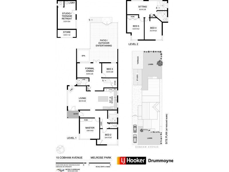 15 Cobham Avenue, Melrose Park NSW 2114 Floorplan