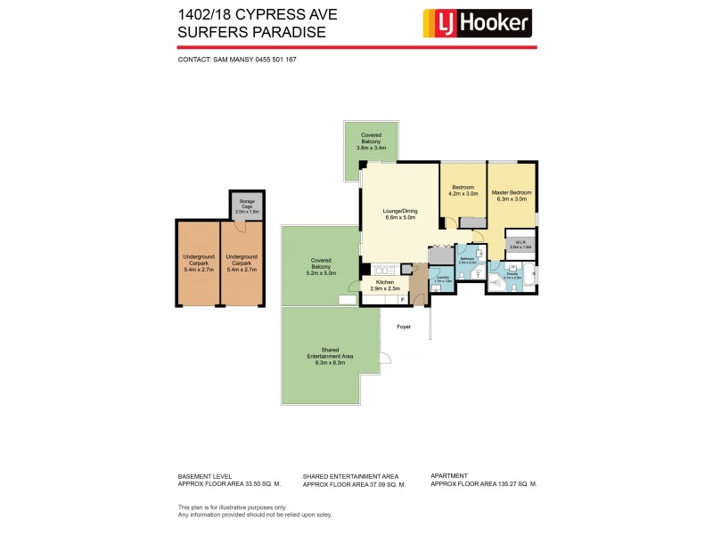 1402/18 Cypress Avenue, Surfers Paradise QLD 4217