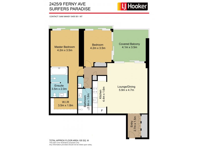 2425/9 Ferny Avenue, Surfers Paradise QLD 4217