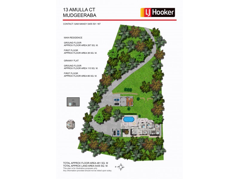 13 Amulla Court, Mudgeeraba QLD 4213 Floorplan