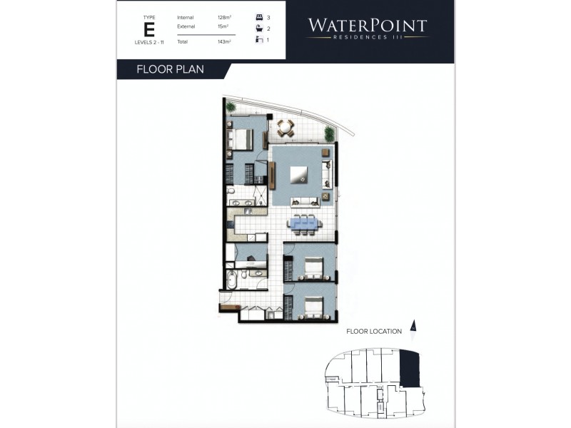 31205/5 Harbour Side Court, Biggera Waters QLD 4216 Floorplan