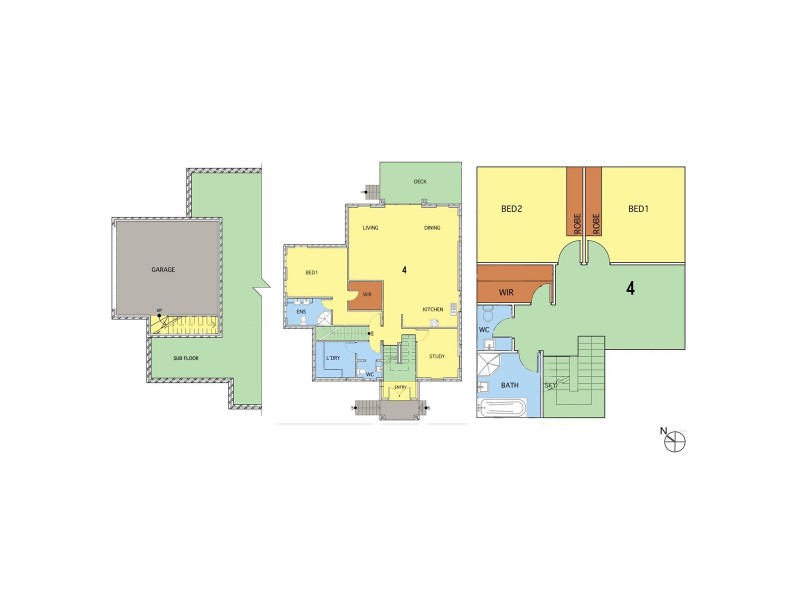 * Orchard Crescent, Mont Albert North VIC 3129 Floorplan