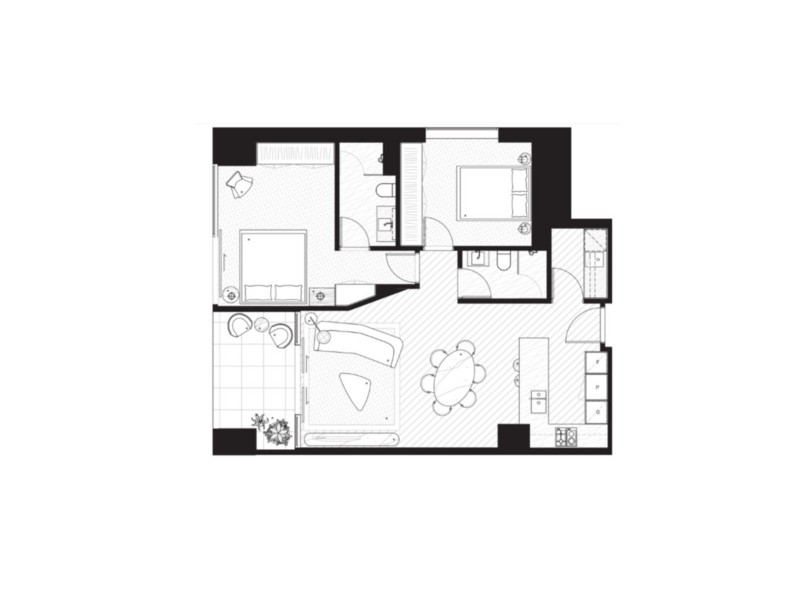 * St Kilda Road, Melbourne VIC 3004 Floorplan