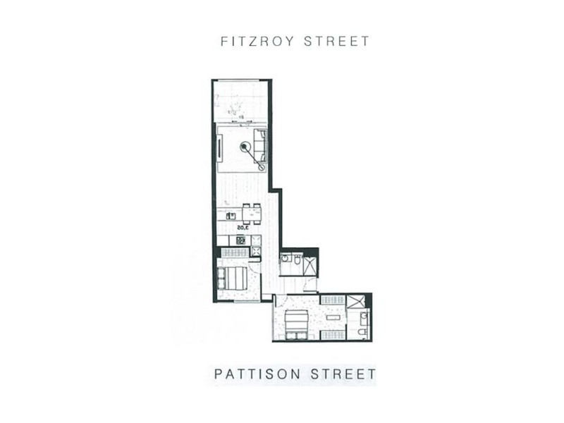 * Fitzroy Street, St Kilda VIC 3182 Floorplan