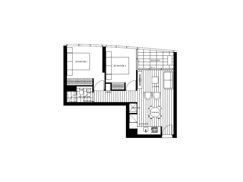 1601A/889 Collins Street, Docklands VIC 3008 Floorplan