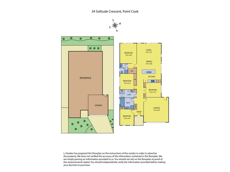 34 Solitude Crescent, Point Cook VIC 3030 Floorplan