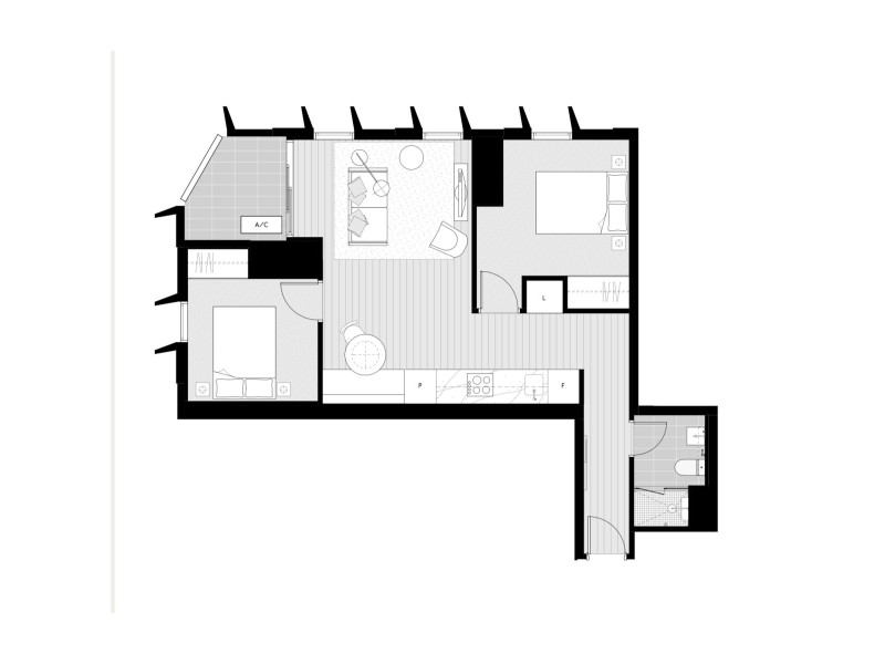 398 Elizabeth Street, Melbourne VIC 3000 Floorplan