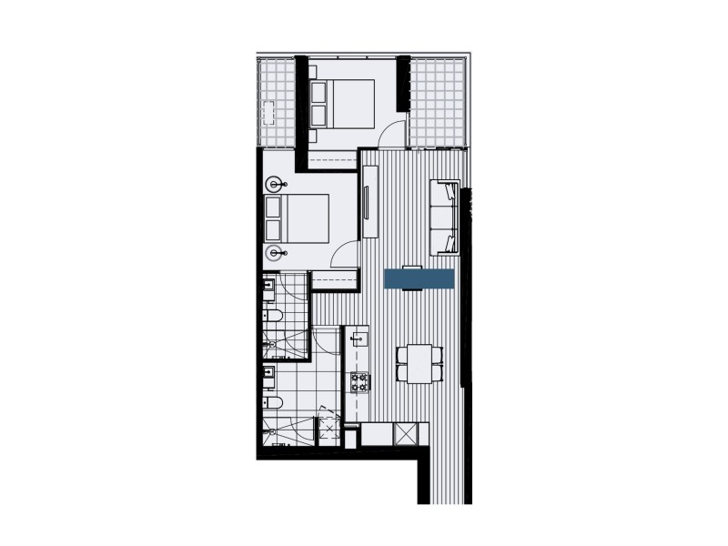 * Spencer Street, West Melbourne VIC 3003 Floorplan