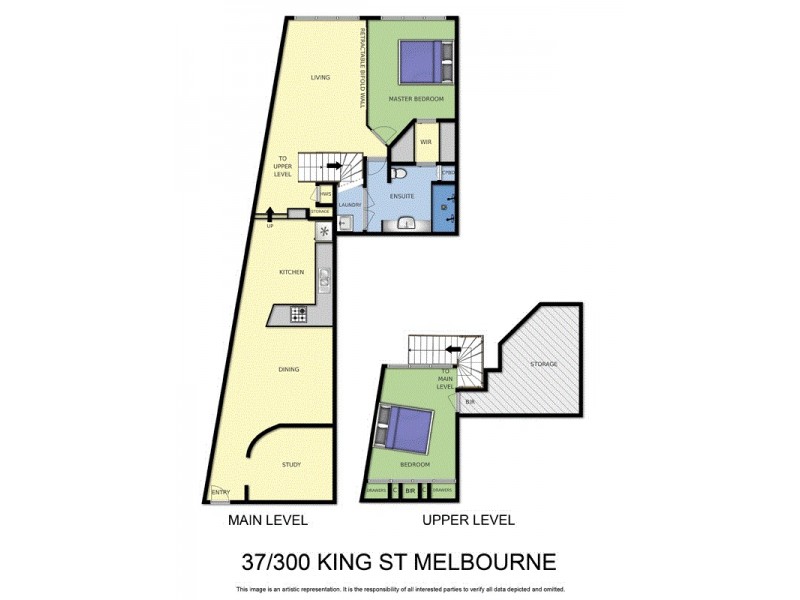 37A/300 King Street, Melbourne VIC 3000 Floorplan