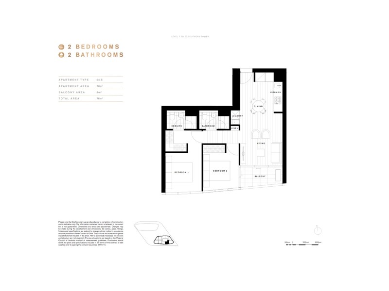 883 Collins Street, Docklands VIC 3008 Floorplan