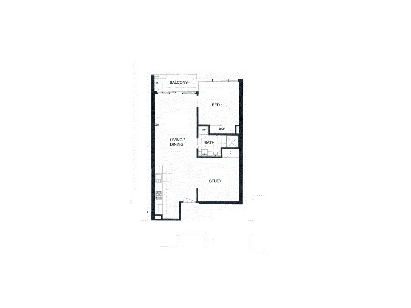 2003/241 City Road, Southbank VIC 3006 Floorplan