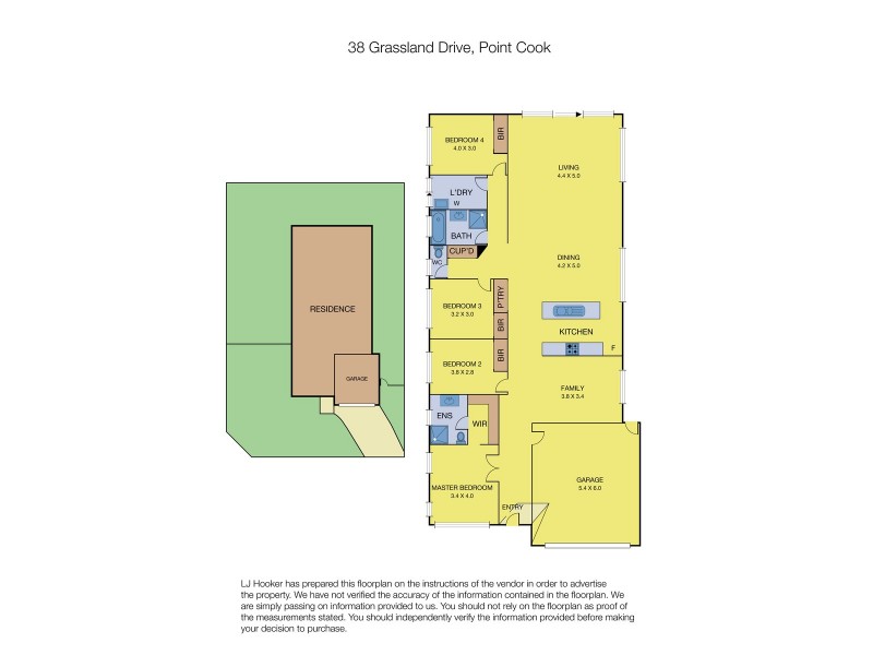 38 Grassland Drive, Point Cook VIC 3030 Floorplan