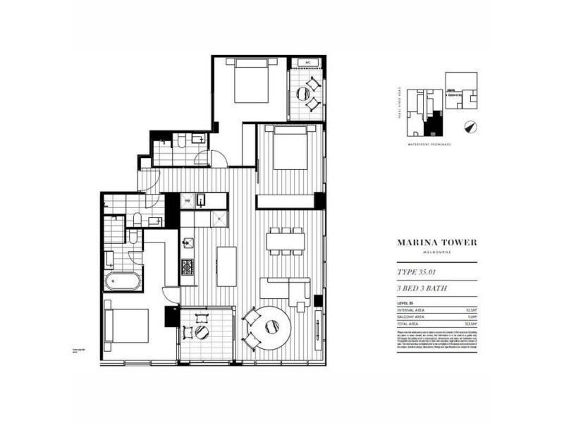 * Pearl River Road, Docklands VIC 3008 Floorplan