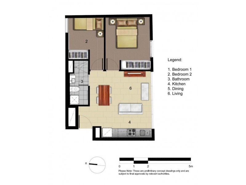 503/22-26 Coromandel Place, Melbourne VIC 3000 Floorplan