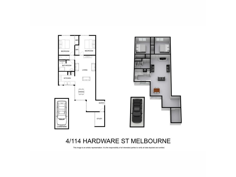 4/114 Hardware Street, Melbourne VIC 3000 Floorplan