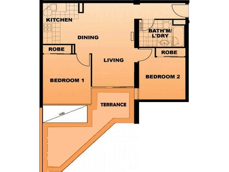 106/118 Dudley Street, West Melbourne VIC 3003 Floorplan