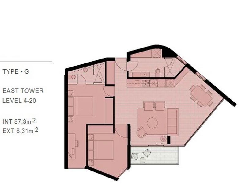 1812/675 La Trobe Street, Docklands VIC 3008