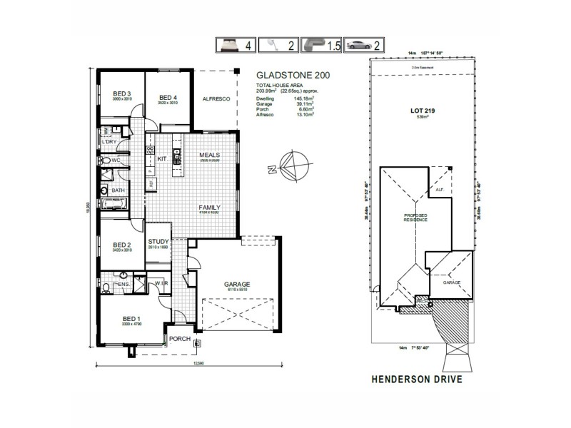 Lot 219/* Sayers Road, Tarneit VIC 3029 Floorplan