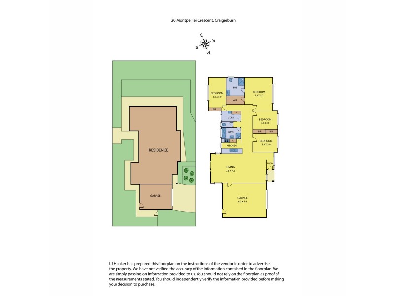 20 montpellier Crescent, Craigieburn VIC 3064 Floorplan