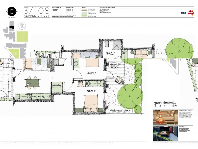 3/108 Keppel Street, Carlton VIC 3053 Floorplan