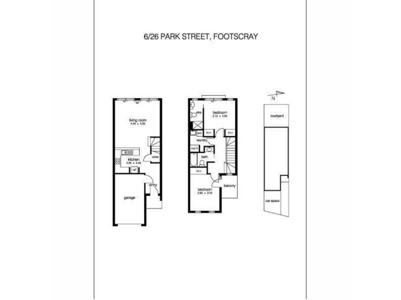 6/26 Park Street, Footscray VIC 3011 Floorplan