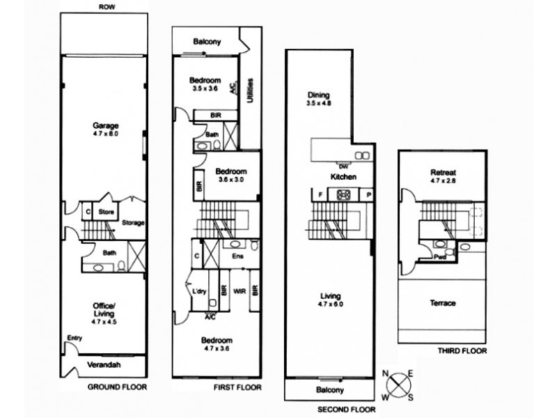 138 Adderley Street, West Melbourne VIC 3003 Floorplan