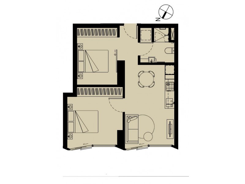 1402/315 La Trobe Street, Melbourne VIC 3000 Floorplan