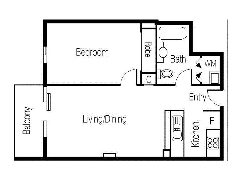 27/83 Whiteman Street, Southbank VIC 3006 Floorplan