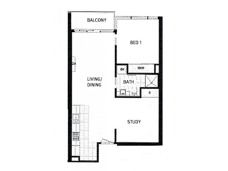2003/241 City Road, Southbank VIC 3006 Floorplan