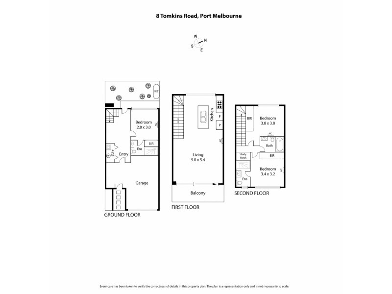8 Tomkins Road, Port Melbourne VIC 3207 Floorplan
