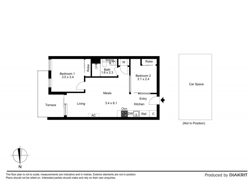 404/8 Station Street, Caulfield VIC 3162 Floorplan