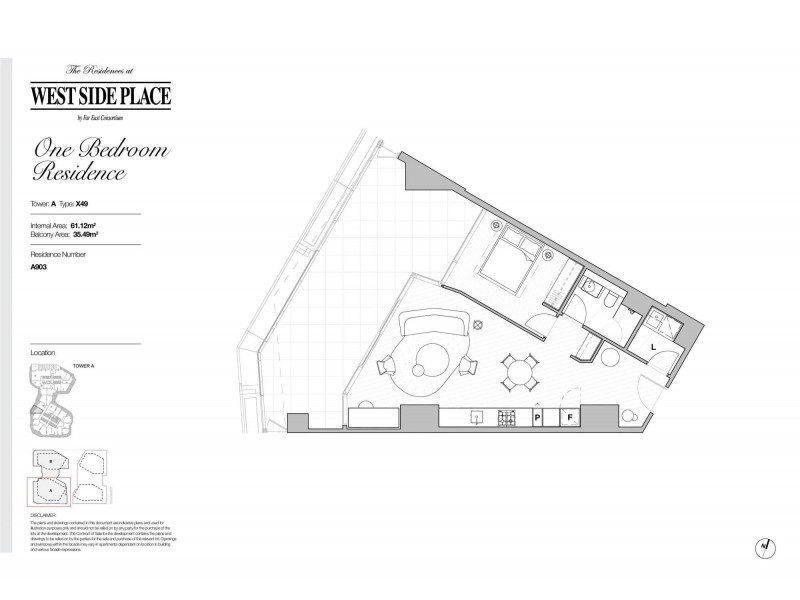 903A/250 Spencer Street, Melbourne VIC 3000 Floorplan
