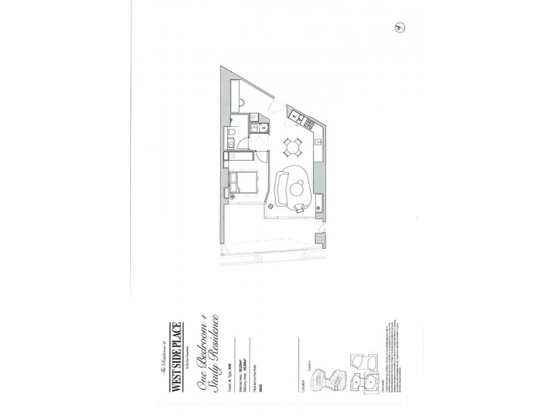 902A/250 Spencer Street, Melbourne VIC 3000 Floorplan