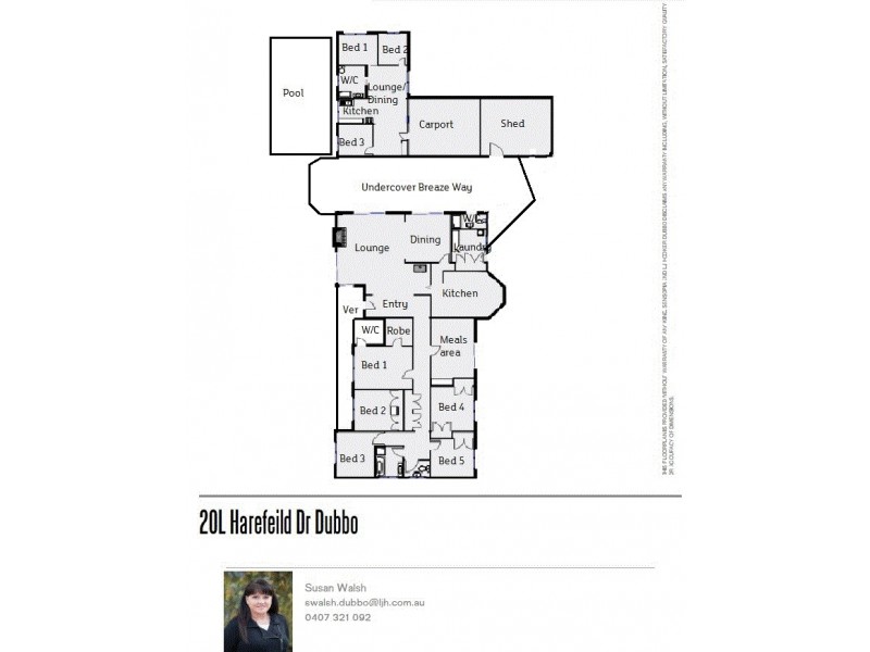 20L Harefield Road, Dubbo NSW 2830 Floorplan