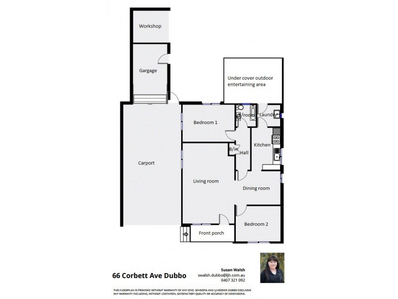 66 Corbett Avenue, Dubbo NSW 2830 Floorplan