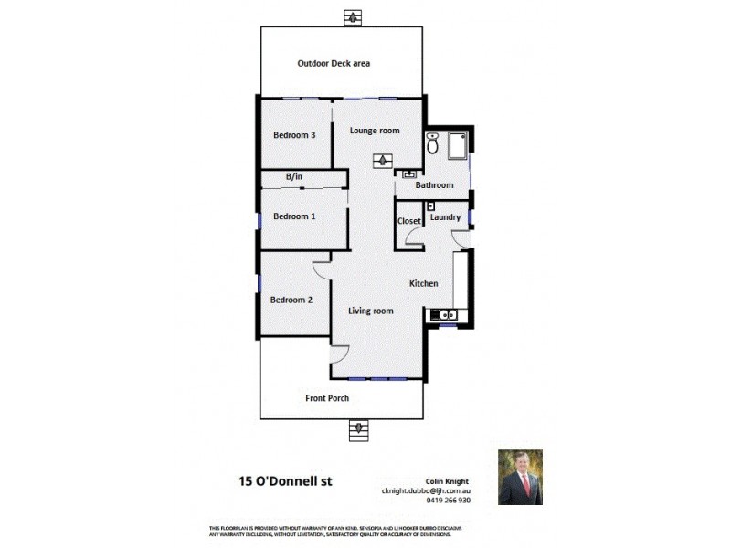 15 O’Donnell Street, Dubbo NSW 2830 Floorplan